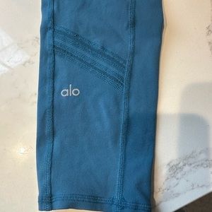 Alo leggings teal- medium 22”